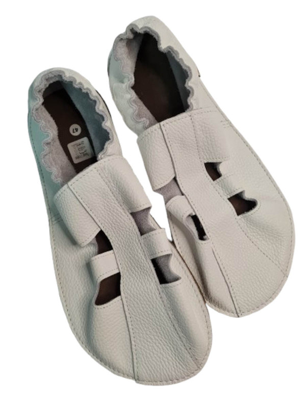 summer leather shoes barefoot slippers for big feet 46 - 47