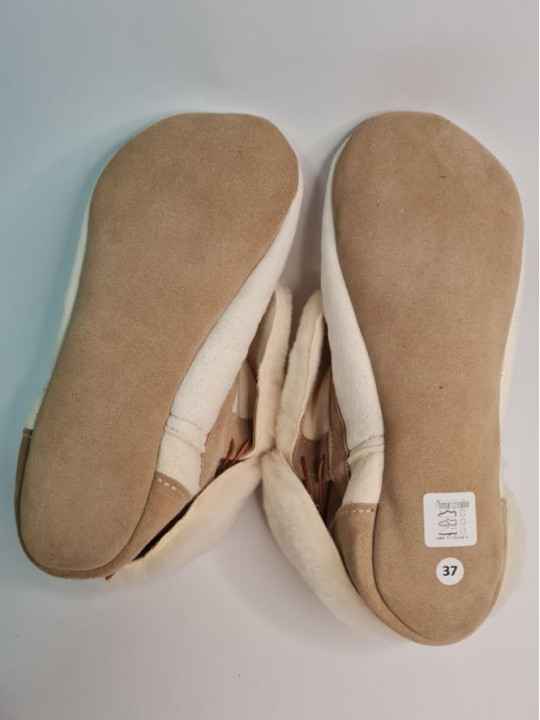 Bottes Peau Lainée – Boots Minimalistes Mouton – Semelle Suédé Cuir | Tomar Creation