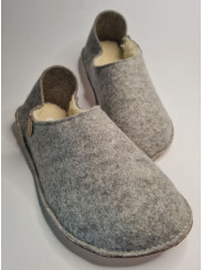Wool slippers barefoot gum sole collection