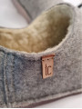 Wool slippers barefoot gum sole collection