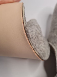 Wool slippers barefoot gum sole collection
