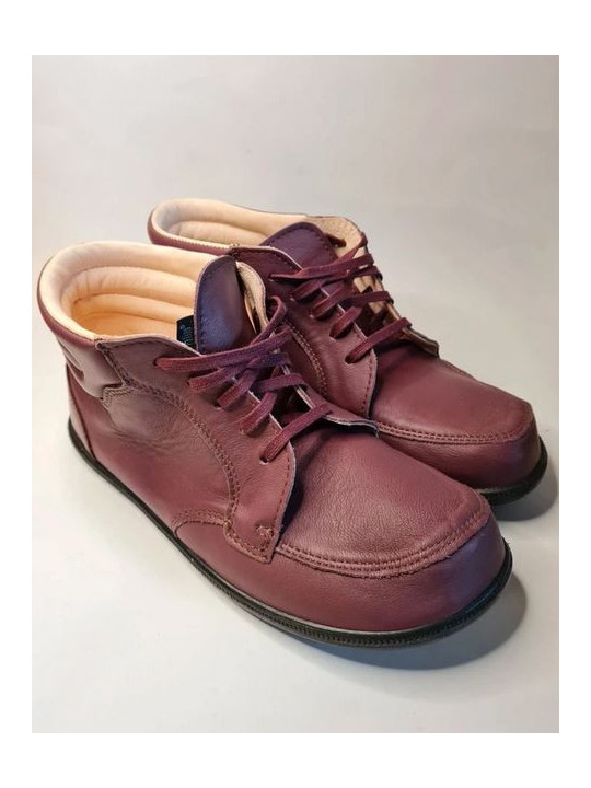 Chaussures Barefoot Hivernales à Lacets en Cuir : Confort, Chaleur et Adaptabilité pour Vos Pieds