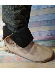 Kožené papuče s podšívkou, veľkosti 38-40