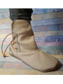 chaussons bottines entierement en cuir avec doublure taille 38 - 40