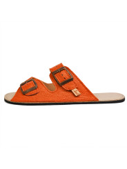Double buckle sandals volcanic
