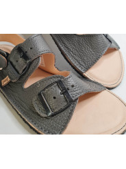 Sandales double boucles fog
