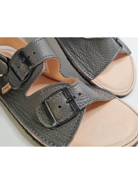 Sandales double boucles fog