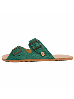 Double buckle sandals avocado