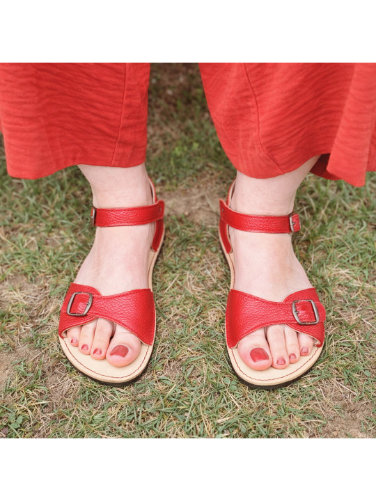 Kožené barefoot sandále z kože | Tomar Creation