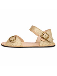 Flexible barefoot sandals with wide toes, adjustable shaft and heel