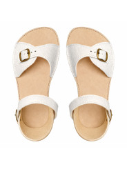 Flexible barefoot sandals with wide toes, adjustable shaft and heel