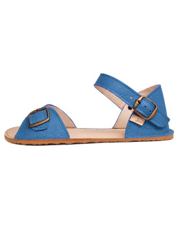 Flexible barefoot sandals with wide toes, adjustable shaft and heel