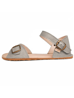 Flexible barefoot sandals with wide toes, adjustable shaft and heel