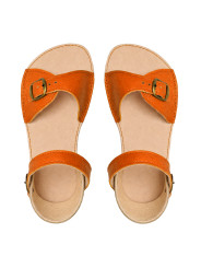 Sandales flexible barefoot larges aux orteils ajustables tige et talon