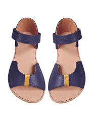 Elegia barefoot sandals in elegant leather for wide feet