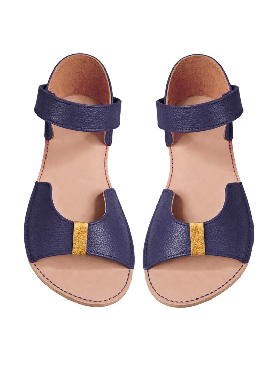 Elegia barefoot sandals in elegant leather for wide feet