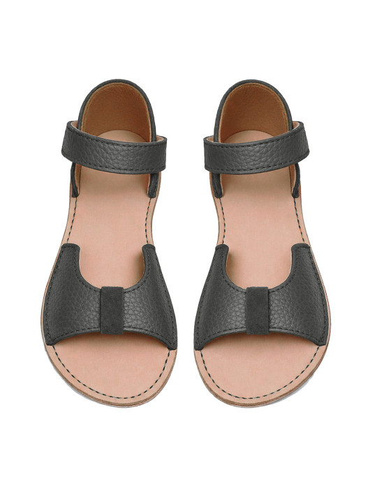 Sandales Elegia barefoot en cuir élégantes pour pied larges