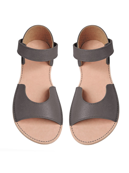 Barefoot sandále Elegia z elegantnej kože pre široké chodidlá