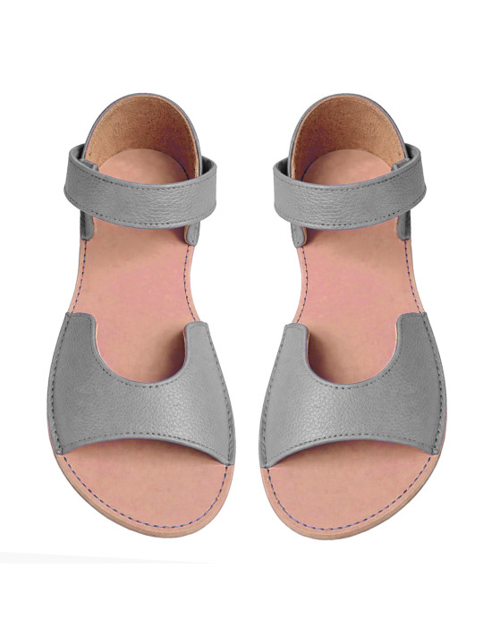 Barefoot sandále Elegia z elegantnej kože pre široké chodidlá