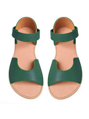 Elegia barefoot sandals in elegant leather for wide feet.