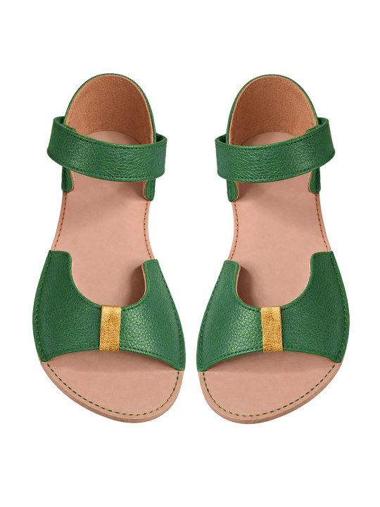 Elegia barefoot sandals in elegant leather for wide feet.