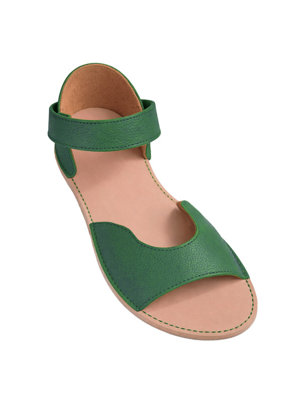 Sandales Elegia barefoot en cuir élégantes pour pied larges