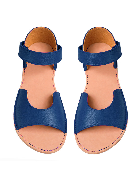 Elegia barefoot sandals in elegant leather for wide feet