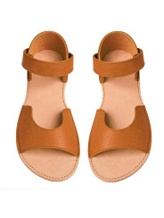 Elegia barefoot sandals in elegant leather for wide feet