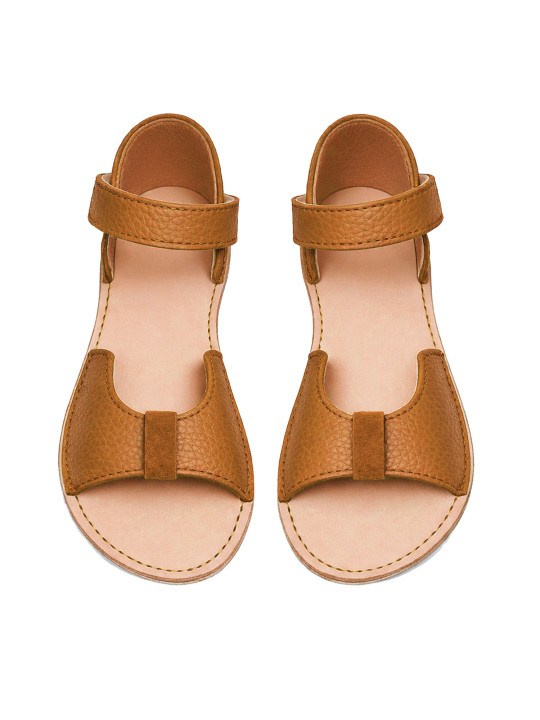 Sandales Elegia barefoot en cuir élégantes pour pied larges