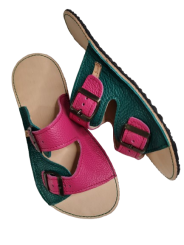 Combinez vos couleurs de sandales double boucles souple minimaliste