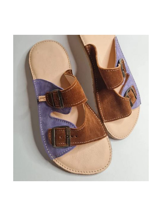 Combine your colors for double buckle sandals minimalist shoes