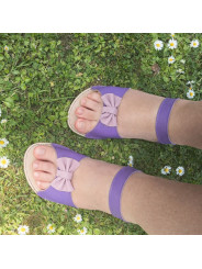 Elegia barefoot sandals in elegant leather for wide feet