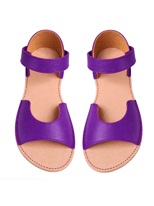 Elegia barefoot sandals in elegant leather for wide feet