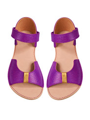 Sandales Elegia barefoot en cuir élégantes pour pied larges