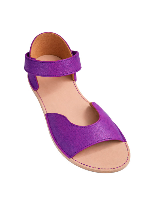 Sandales Elegia barefoot en cuir élégantes pour pied larges