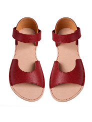 Elegia barefoot sandals in elegant leather for wide feet