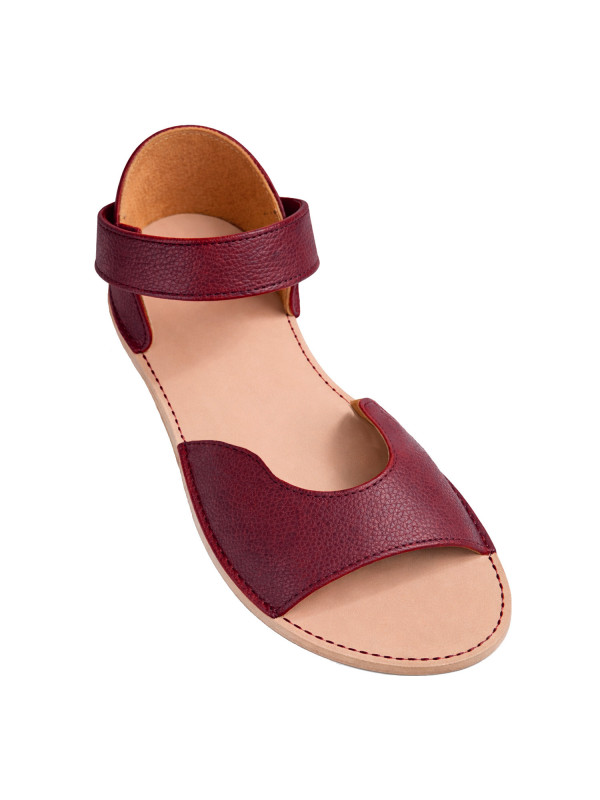 Barefoot sandále Elegia z elegantnej kože pre široké chodidlá