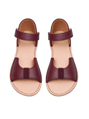 Elegia barefoot sandals in elegant leather for wide feet