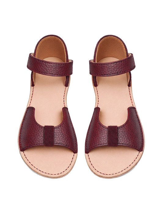 Sandales Elegia barefoot en cuir élégantes pour pied larges