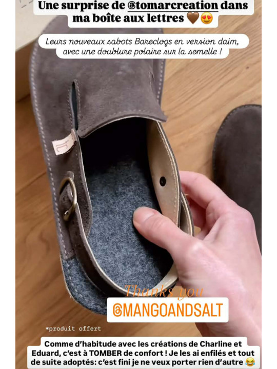 Bareclog – Minimalistické Kožené našuchovačky – Výber Podšívky – Pružné Rovné Podošva | Tomar Creation