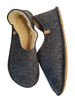 Wool slippers barefoot gum sole collection