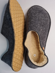 Wool slippers barefoot gum sole collection