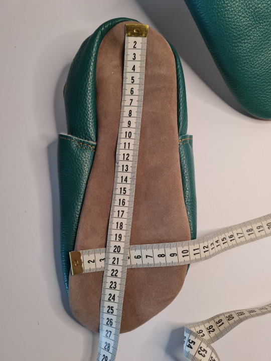 chaussons en cuir souple en promo