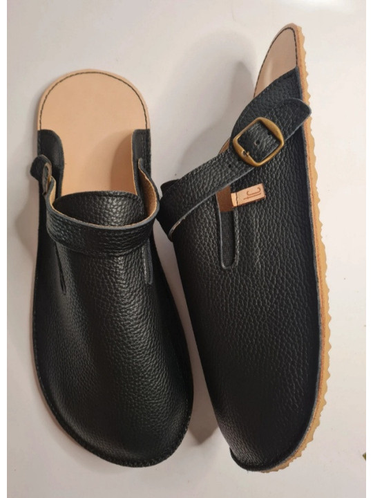 Bareclog – Sabots Minimalistes en Cuir – Doublure au Choix – Semelles Flexibles et Plates | Tomar Creation