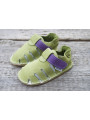 Our little gummies with velcro closure are made from soft quality vegetable-tanned leather.