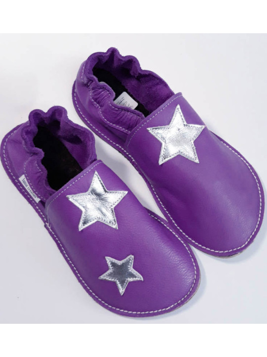 Leather shoes slippers barefoot sole  • Kids & adults 18–48 •  Tomar Creation