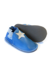 Petite gomme - bleu - étoile beige 