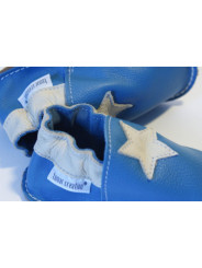 Petite gomme - bleu - étoile beige 