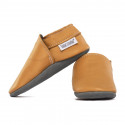 Soft leather slippers - savanna