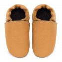 Soft leather slippers - savanna